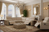 6021 Reclining Leather Sectional & Armchair