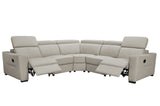 6021 Reclining Leather Sectional & Armchair