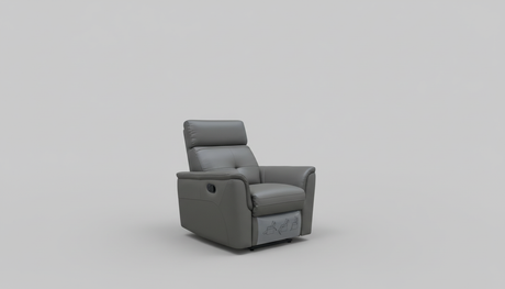 8501 Italian Leather Reclining Sofa, Loveseat & Chair