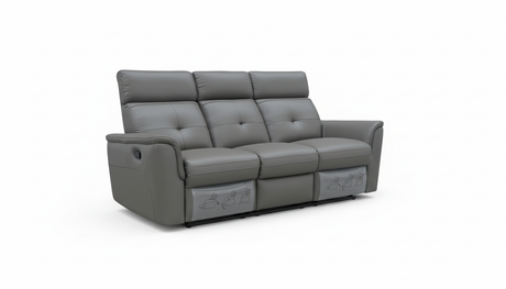 8501 Italian Leather Reclining Sofa, Loveseat & Chair