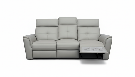 8501 Italian Leather Reclining Sofa, Loveseat & Chair