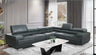 2119 Modular Leather Sectional with Adjustable Headrests