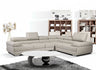 2119 Modular Leather Sectional with Adjustable Headrests