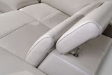 2119 Modular Leather Sectional with Adjustable Headrests