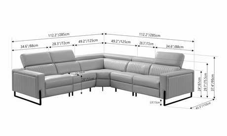 2787 Power Reclining Sectional