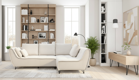 Cocoli Modern Sleeper Sectional with Bed