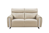 6053 Modern Leather Sofa, Loveseat & Chair