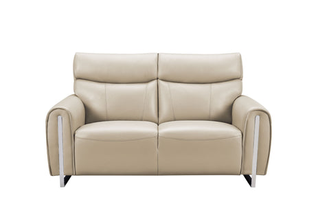 6053 Modern Leather Sofa, Loveseat & Chair