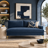 Serena 68" Performance Velvet Modular Loveseat