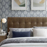 Lily Tufted Vegan Leather Headboard - Adjustable Height Upholstered Bed Back - Twin Full Queen King
