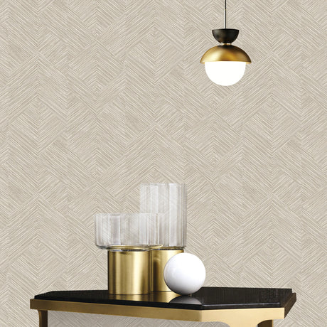 Galerie Metallic FX 2 Stripe Geometric Wallpaper