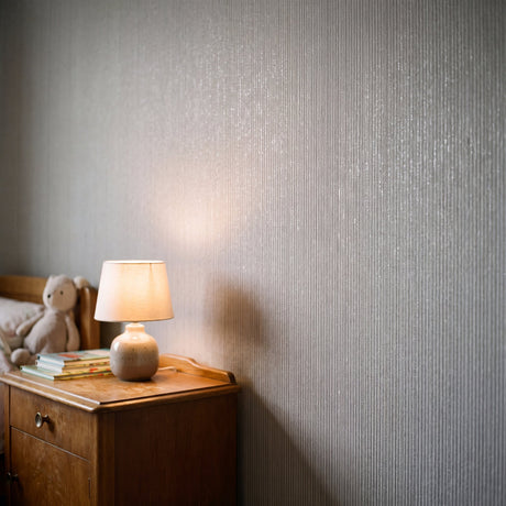 Galerie Metallic FX 2 Texture Stripe Wallpaper