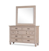 Marina Rich Wood Finish Sleigh Bedroom Set with Storage Pieces
