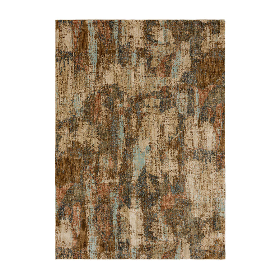 Karastan Alhambra Montery Mutli Transitional Area Rug - Machine Woven Polyester, Made in Turkey