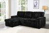 L-shaped corner seating arrangement for contemporary living rooms
