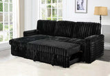 Queens sectional sofa showing plush seat cushions and soft upholstery