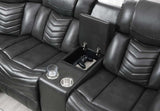 LED lighting detail on the lower frame of the sectional