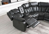 Ruiz collection furniture piece in black leather