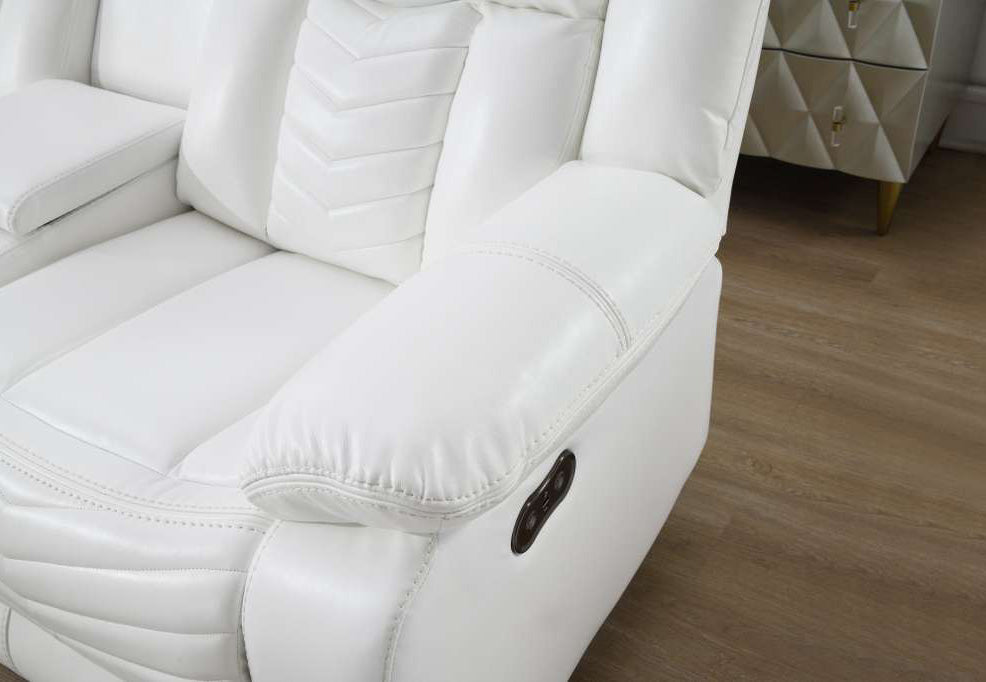 View of the cup holder and armrest storage