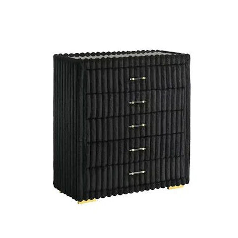 Sandy 5-Piece Upholstered Modern Bedroom Set