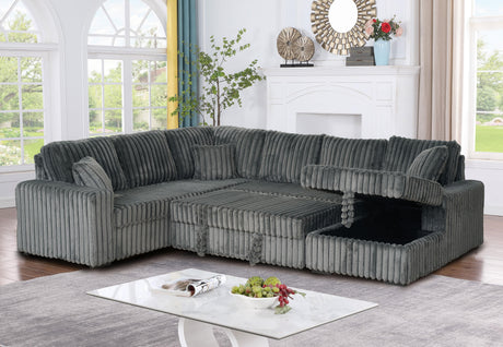 Lifestyle view of FOAK Maxy deep seat sofa for residential lounging