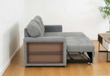Modern L-Shaped Sectional Sofa with Storage Chaise Ottoman