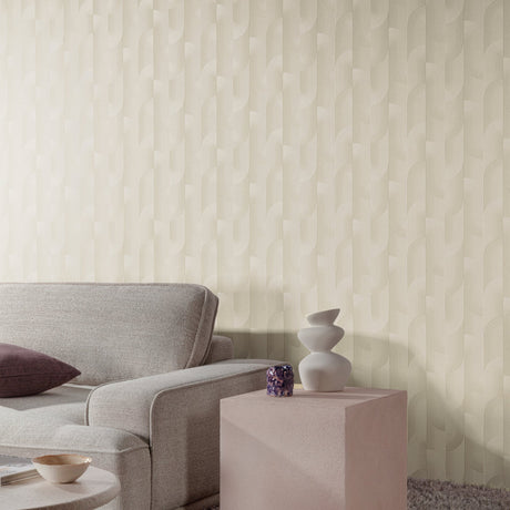 Galerie Precious Weaves Geometric All-over Wallpaper