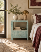 Tia 20" Mother of Pearl Nightstand