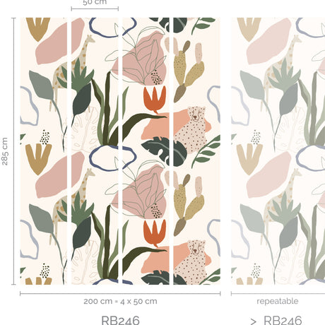 Galerie Day Dreamers Safari Wall Mural