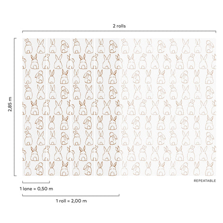 Galerie Day Dreamers Bunnies Wall Mural