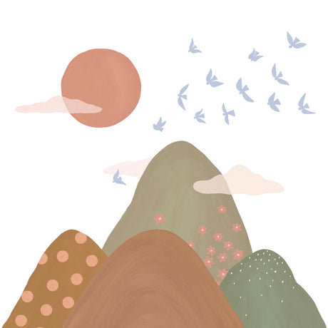 Galerie Day Dreamers Mountain Tops Wall Mural