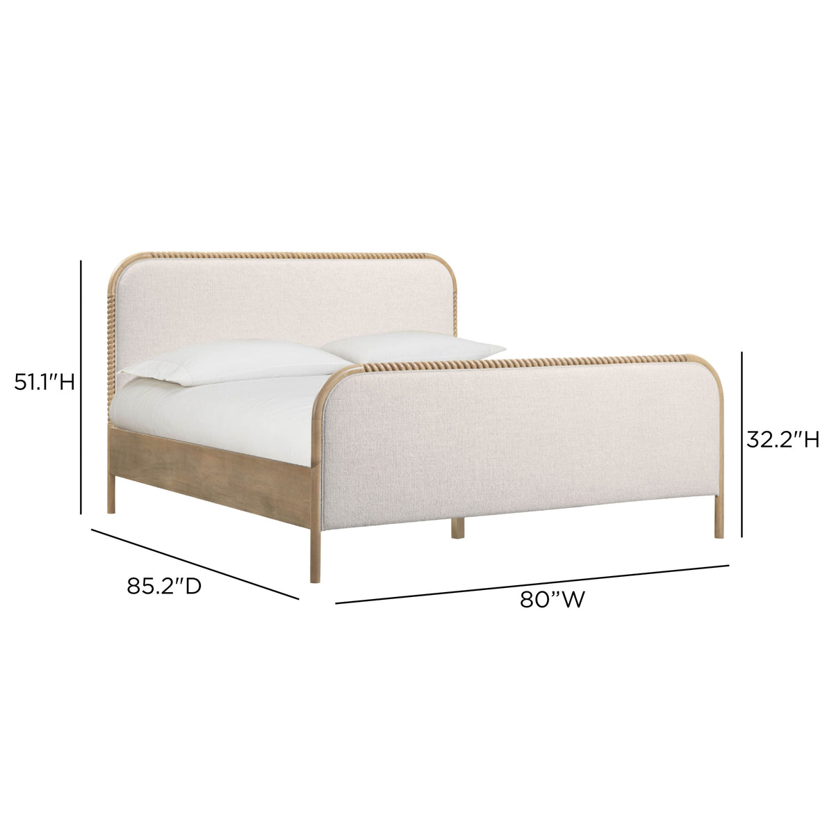 Hatia Basketweave Panel Bed - View 18