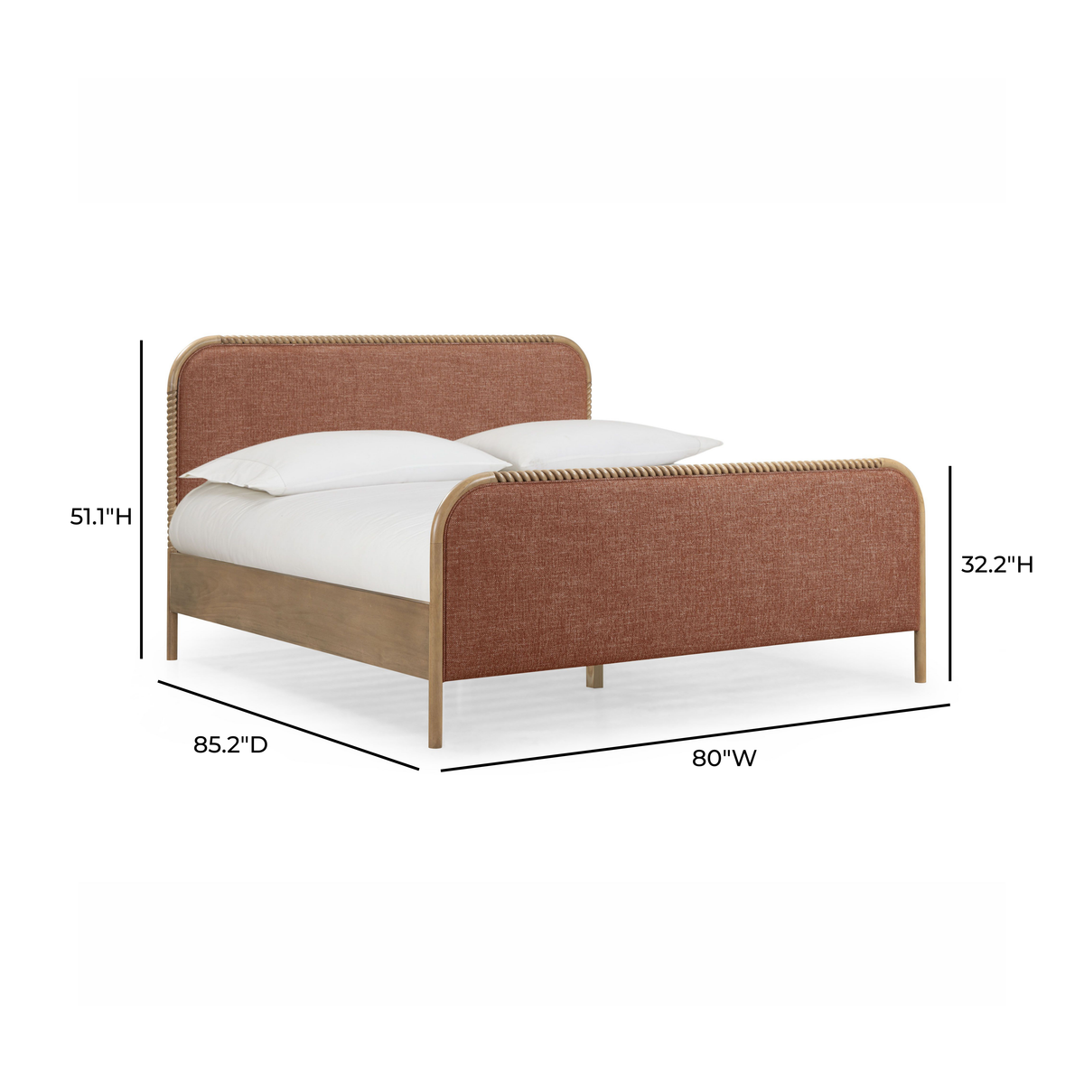 Hatia Basketweave Panel Bed - View 36