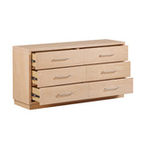 Marlow 6-Drawer Wood Dresser