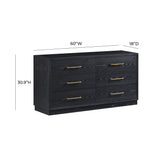 Marlow 6-Drawer Wood Dresser
