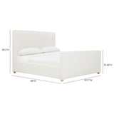 Bristol Park Ivory Upholstered Bed