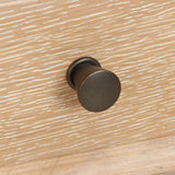 Bristol Park 20" Whitewashed Oak Wood 2-Drawer Nightstand