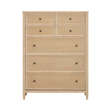 Bristol Park 40" Whitewashed Oak Wood 7-Drawer Chest