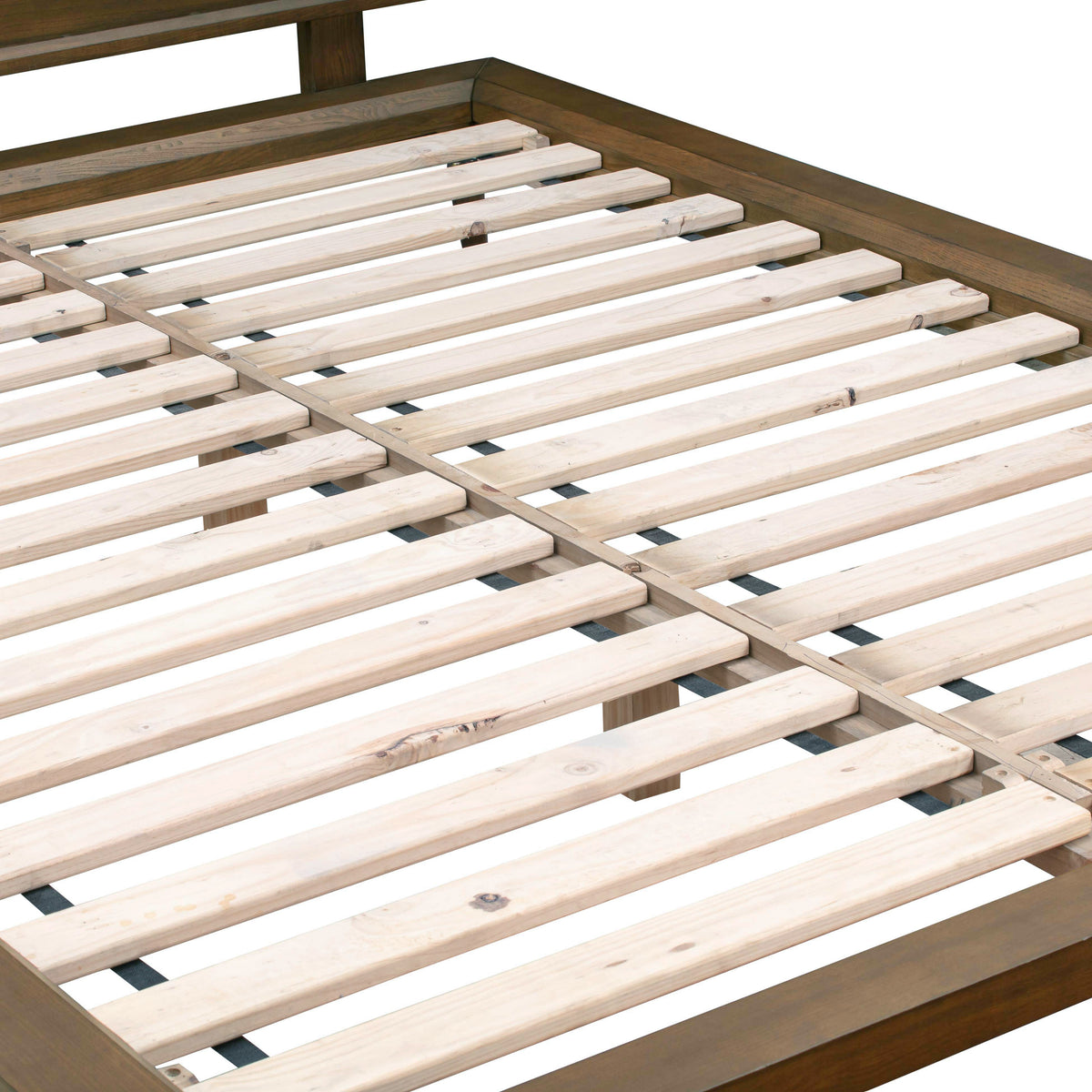 Emery Walnut Wood Platform Bed - View 13