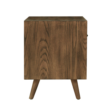 Emery 24" Walnut 1-Drawer Nightstand - View 5