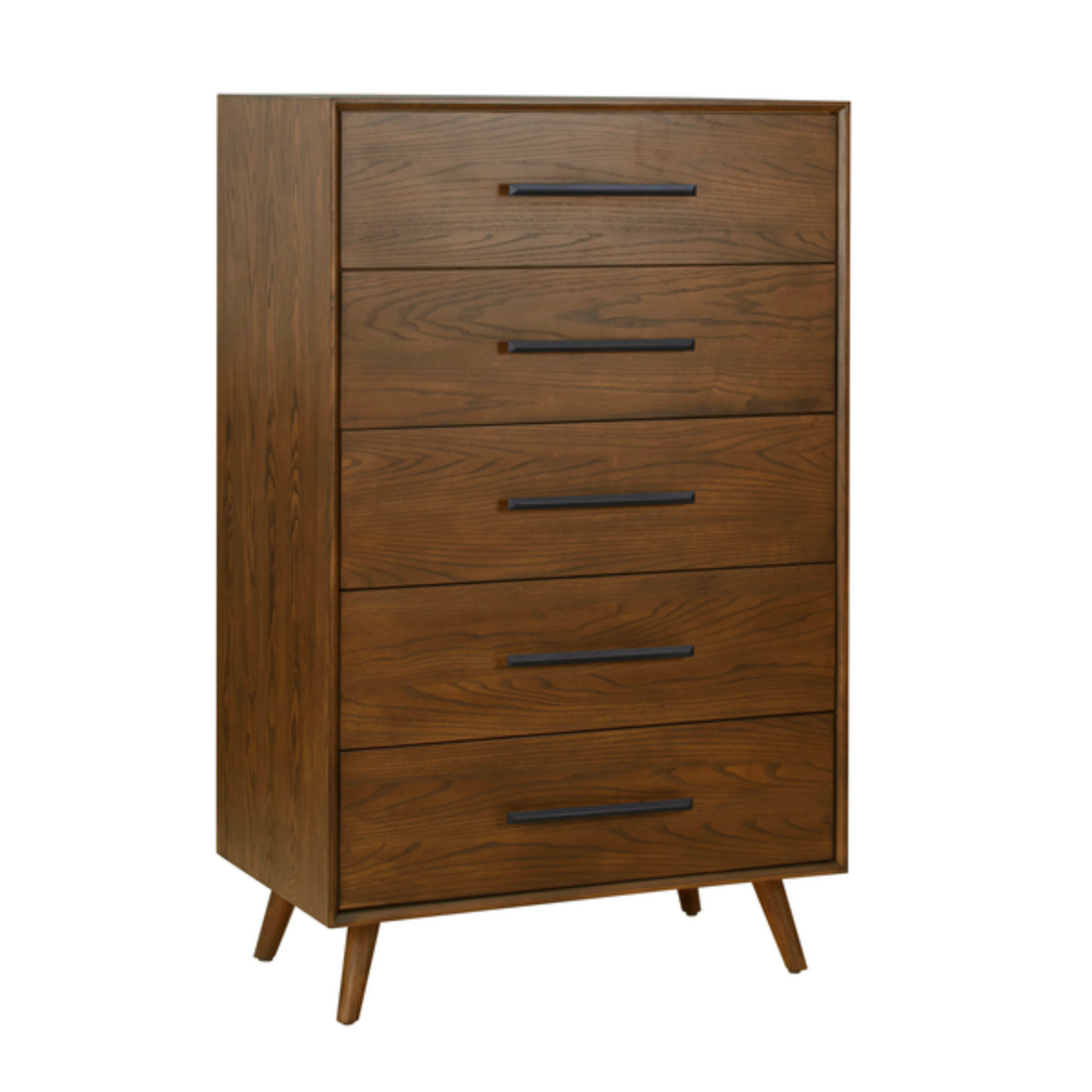 Emery 33" Walnut 5-Drawer Chest - View 2