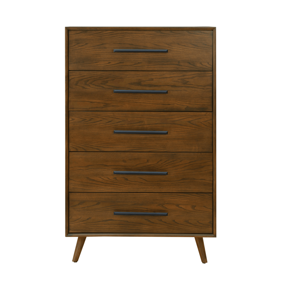 Emery 33" Walnut 5-Drawer Chest - View 1