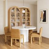 Elora 47" Lacquer Round Dining Table