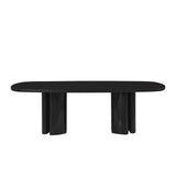 Zola 94.5" Lacquer Oval Dining Table