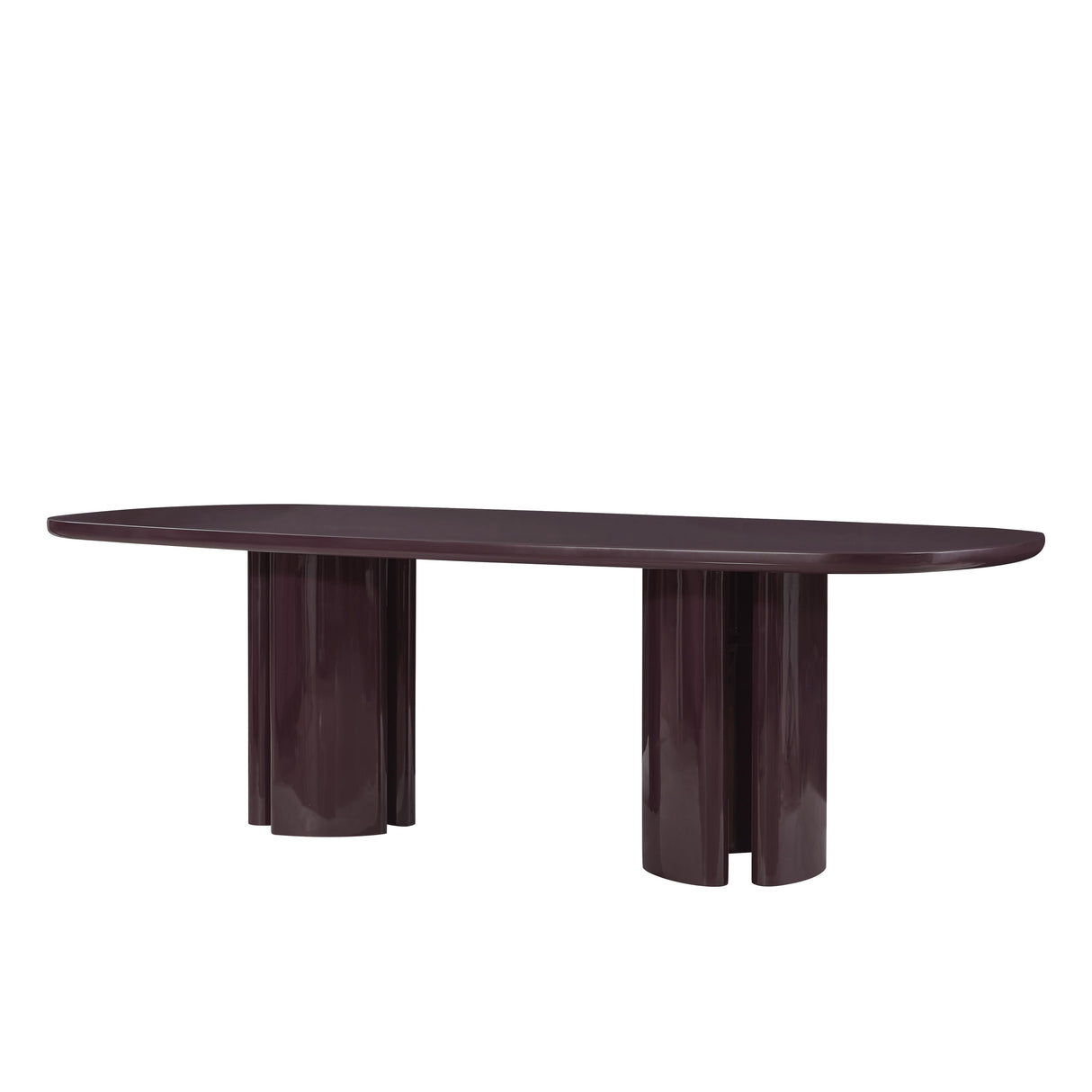 Zola 94.5" Lacquer Oval Dining Table
