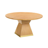 Nolan 56" Wood Round Dining Table
