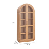 Marlow Wood Display Cabinet