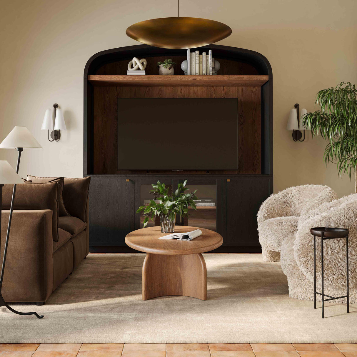 Marlow 77" Wood Entertainment Center