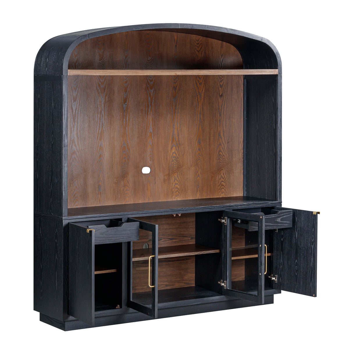 Marlow 77" Wood Entertainment Center