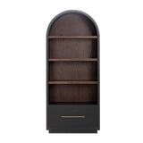 Marlow Wood Bookcase With File Drawer